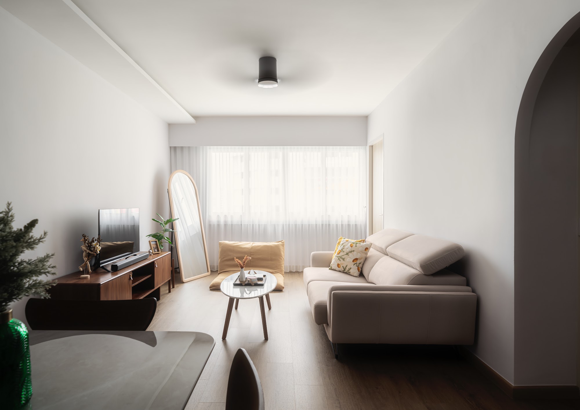 3 Room HDB — Modern Minimalist