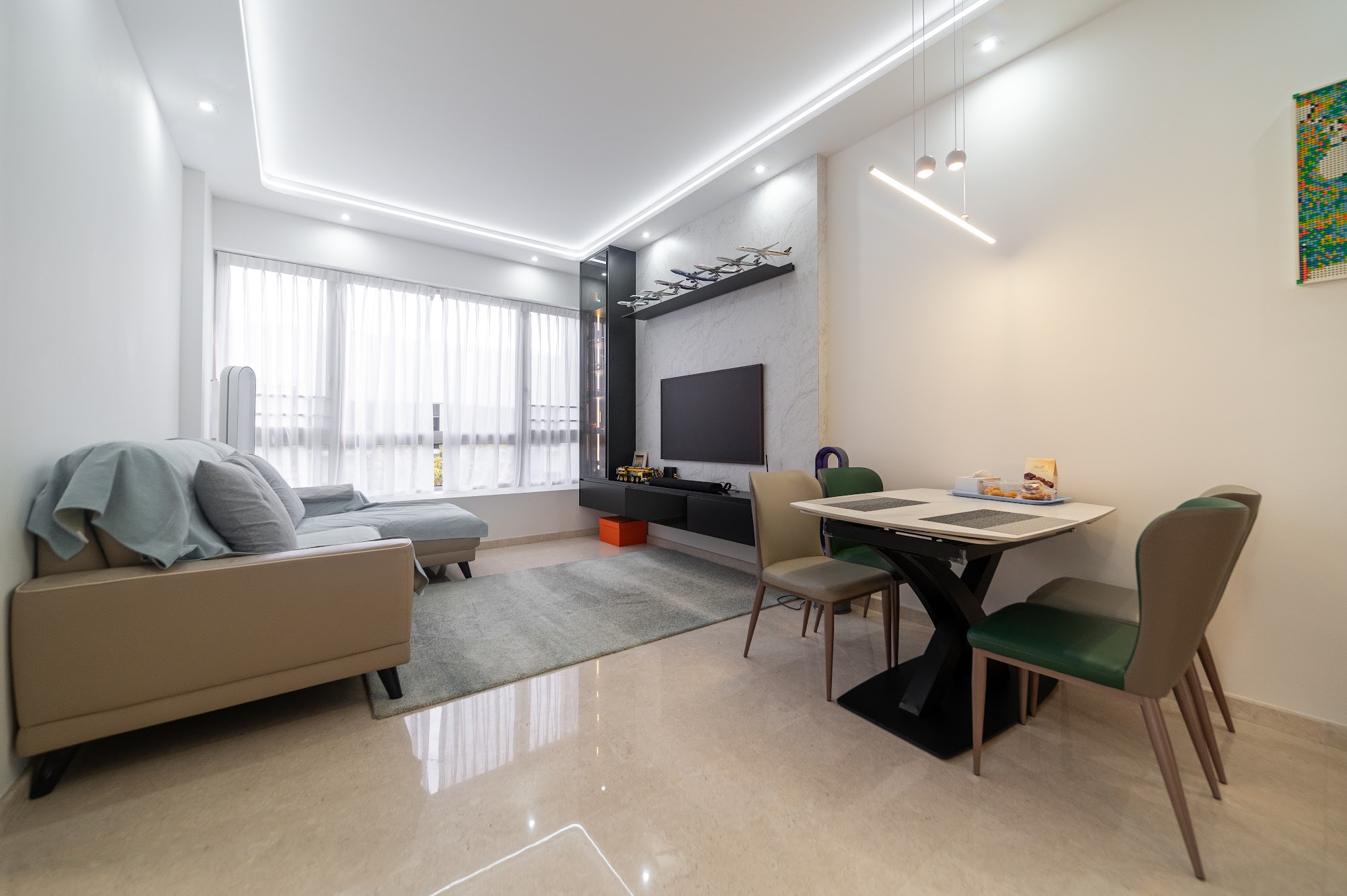 Resale Condo Penthouse — Modern Contemporary